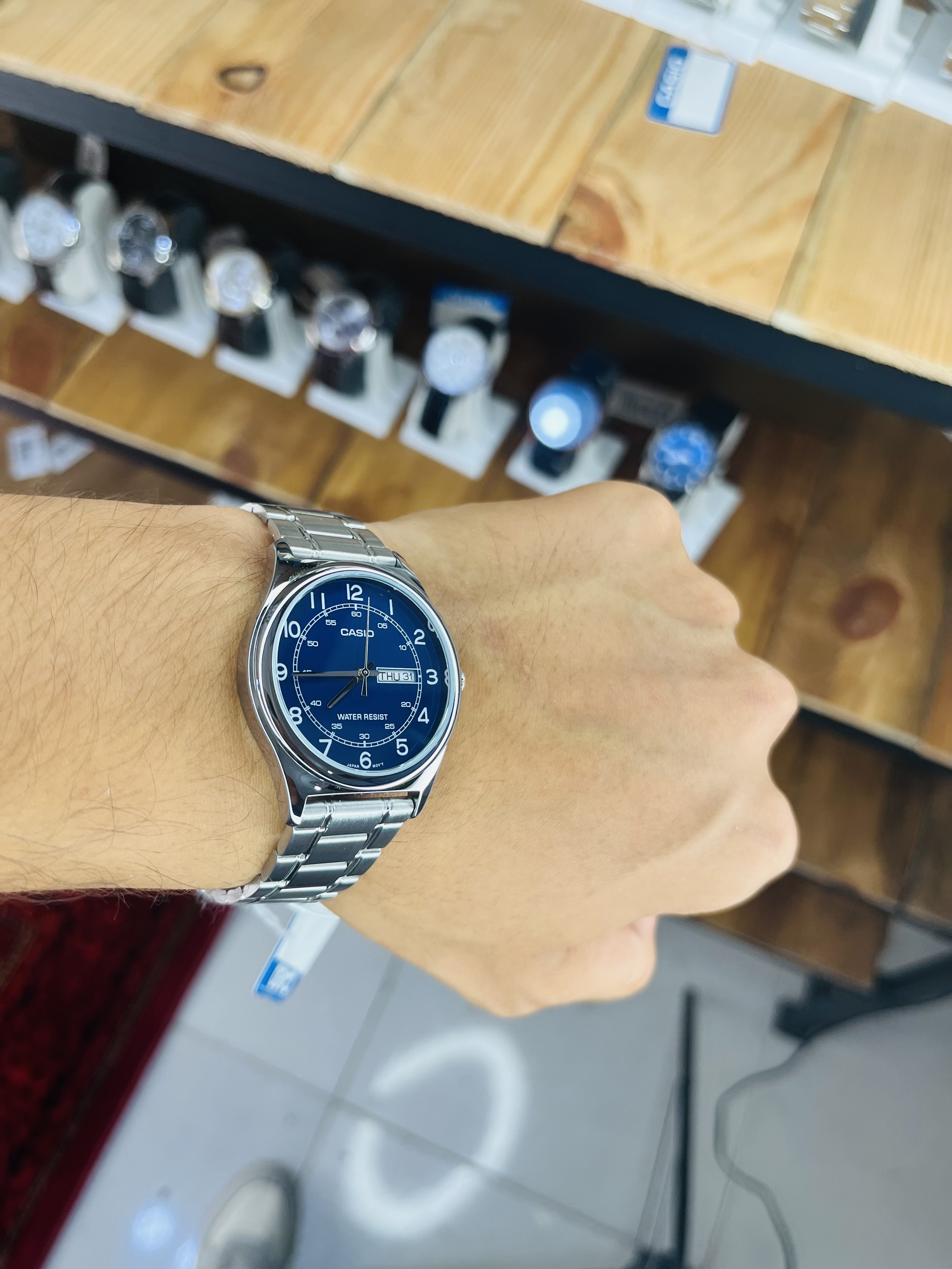 ساعت مچی مردانه کاسیو مدلCASIO-MTP-V006D-2B