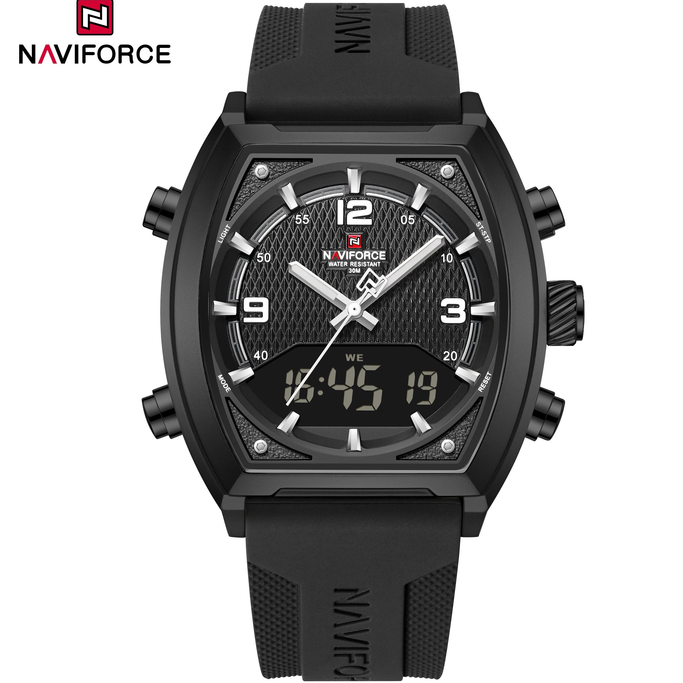 ساعت مچی مردانه نیوی فورس مدل naviforce 9242 - مشکی